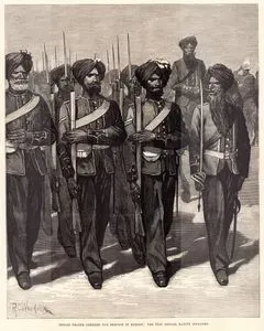 Avrupa'da Bulunan Hindistan Ordusuna Bağlı 31. Bengal Yerli Piyade Alayı