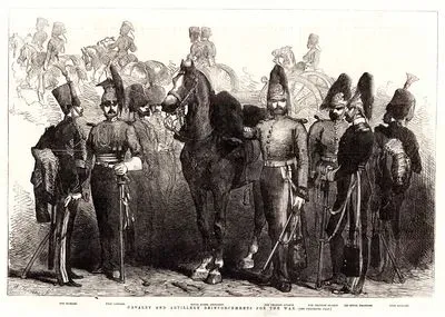 Kırım Savaşı Sırasında İngiliz Ordusunun Süvari ve Topçu Destek Birlikleri- 8. Hussar Süvari Birliği Askeri, 17.Mızraklı Süvari Askeri, Kraliyet Süvari Topçu Birliği Askeri, 5. Dragon Süvari Birliği Askeri, 4. Dragon Süvari Birliği Askeri, 1. Dragon Süvari Birliği Askeri, 14. Hussar Süvari Birliği Askeri