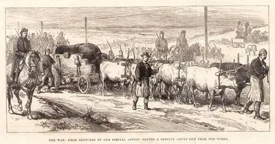 1876-1877 Osmanlı-Sırp Savaşı Sırasında Büyük Bir Sırp Topunun Türk Ordusundan Kaçırılması