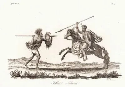 Habeşli (Etiyopyalı) Askerler, Afrika Cilt III. Resim 7.