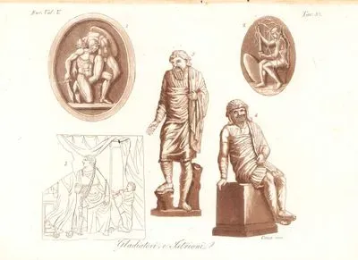 Gladyatörler, Avrupa. Cilt V. Resim 56.