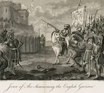 Jeanne d'Arc İngiliz Askerlerini Çağırması