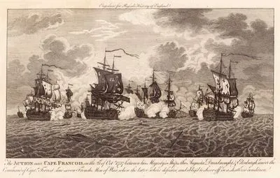 Yedi Yıl Savaşları (1754-1763) Kapsamında Cap-Français Limanının Dışında 21 Ekim 1757 Tarihinde Kaptan Forrest Komutasındaki Augusta, Dretnot ve 
Edinburgh Gemileri İle 7 Fransız Gemisi Arasında Meydana Gelen Cap-Français Deniz Savaşı
