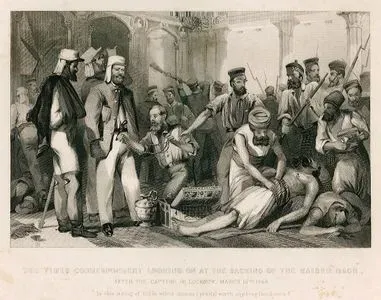 15 Mart 1858 Tarihinde London Times Muhabiri William Howard Russell'in Lucknow Şehrinin Tekrar Ele Geçirilmesinden Sonra İngiliz Askerlerinin Qaisar Bagh'da Yaptıkları Yağmalamayı Tanık Olması