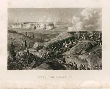 Kırım Savaşı Sırasında 1854 Agustos Ayında Müttefik Ordusunun Finlandiya'da Aland Adasındaki Bomarsund Kalesine Saldırısı