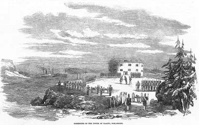 Kırım Savaşı Sırasında 1854 Agustos Ayında Müttefik Ordusunun Finlandiya'da Aland Adasındaki Prasto Kulesinin (Bomarsund Kalesi) Teslim Alması