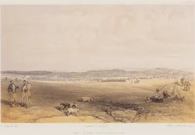 1853-1856 Osmanlı-Rus Savaşı (Kırım Savaşı) Sırasında İngiliz Ordusuna Bağlı Hafif Süvari Tugayının Kampı (Plate 11)