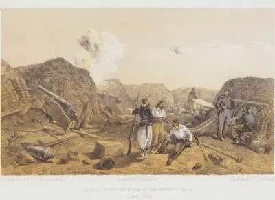 1853-1856 Osmanlı-Rus Savaşı (Kırım Savaşı) Sırasında Fransız Kuvvetleri Tarafından 7 Haziran 1855 Tarihinde Ele Geçirilen Mamelon Vert (Yeşil Tümsek) Mevzisi (Plate 13)