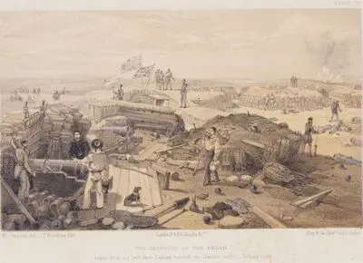 İngiliz birliklerinin Sivastopol Kuşatması Sırasında 8 Eylül 1855 Tarihinde Yoğun Saldırılarda Bulunduğu Redan Siperinin (Tahkimatı) Savaş Sonrası Durumu (Plate 20)