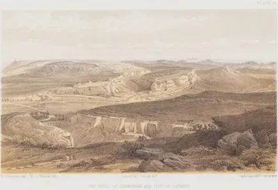 İnkerman Muharebesi’nin (5 Kasım 1854) ardından, Muharebe Alanında Bulunan İnkermann Harabeleri ve Mağaralar Şehri (Mağara Manastırları) (Plate 26)