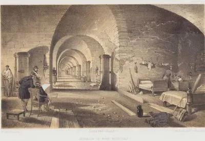 1853-1856 Osmanlı-Rus Savaşı (Kırım Savaşı) Sırasında St.Nicholas Kalesinin İç Kısmı (Plate 29)