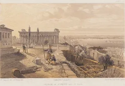 Sivastopol Kuşatması Sırasında Hasar Alan St.Peter ve St.Paul Kilisesi ve Çevresi (Plate 35)