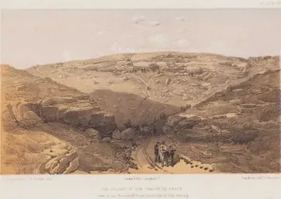 Sivastopol Kuşatması Sırasında İngiliz Ordusu Tarafından İkmal Hattı Olarak Kullanılan ve Rus Topçu Ateşi Altında Kalan Ölüm Gölgesi Vadisi (Plate 36)