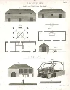 Tarım, Ahırlar(Ambarlar) ve Harman Makineleri, Plate II.