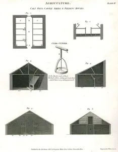 Tarım, Buzağı Ağılları, Sığır Barakaları, Beslenme Barakaları ve Lor Kesici, Plate IV.