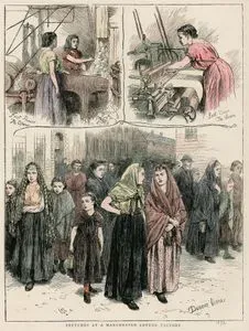 Manchester Pamuk Fabrikası-İlk Aşama Pamukların Ayrıştırılması, Son Aşama Dokuma Yapılması Ve İş Çıkışı