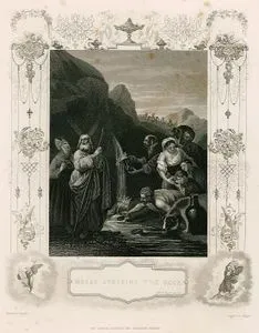 Musa Peygamberin Kayaya Vurararak Su Çıkarması, Exodus (Mısır'dan Çıkış), Chapter (Bölüm) 17. Verse (Ayet) 2.6.