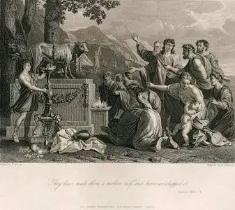İsraillilerin Yaptıkları Altın Buzağıya Tapmaları,  Exodus (Mısır'dan Çıkış), Chapter (Bölüm) 33. Verse (Ayet) 8.