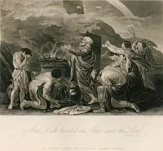 Hazreti Nuh'un Tanrı'ya Sunak Hazırlaması, Genesis (Diriliş), Chapter (Bölüm) 8. Verse (Ayet) 20.