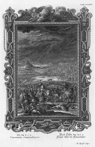Beythorondan Azekaya Giden Amorluların Üzerine Gökten Dolu Yağması