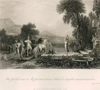 Yiftah'ın Evine Döndüğünde Kızının Onu Karşılaması, Judges (Hakimler), Chapter (Bölüm) 11. Verse (Ayet) 34.