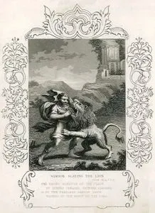 Şimşon'un Aslanı Öldürmesi, Judges (Hakimler), Chapter (Bölüm) 14. Verse (Ayet) 5.6.