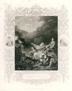 Hazreti İlyas'ın Rab'be Kurban Sunması,  I.Kings (Krallar), Chapter (Bölüm) 18. Verse (Ayet) 38.