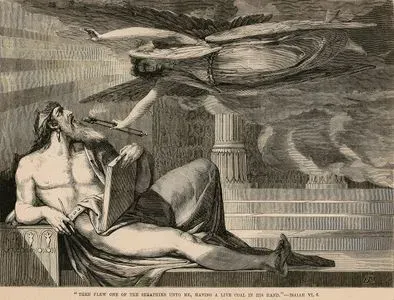 İşaya(Yeşaya) Peygambere Günahların Silinmesi İçin Serafın (Altı Kanatlı Melek) Kor Getirmesi, İsaiah (Yeşaya), Chapter (Bölüm) 6. Verse (Ayet) 6.