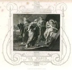 Meleğin Üç Meryem'e Hazreti İsa'nın Yeniden Dirileceğini Kutsal Kabirde Bildirmesi, Matthew (Matta), Chapter (Bölüm) XXVIII. Verse (Ayet) 5.