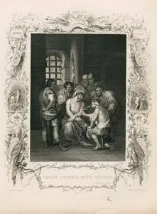 Hazreti İsa'ya Dikenli Taç Takılması ve Sağ Eline Kamış Tutturulması, Matthew (Matta), Chapter (Bölüm) 27. Verse (Ayet) 29.