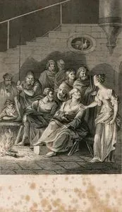 Petrus'un İnkarı, Mark (Markos), Chapter (Bölüm) XIV. Verse (Ayet) 68.