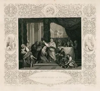 Bebek Hazreti İsa'nın Tapınakta Kutsanması, Luke (Luka), Chapter (Bölüm) 2. Verse (Ayet) 28.-34.