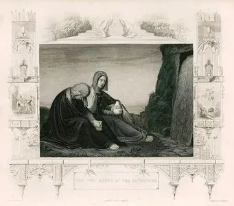 Hazreti İsa'nın Mezarı Başındaki İki Meryem (Mecdelli Meryem (Maria Magdalene)-Klopas'ın Karısı Meryem)