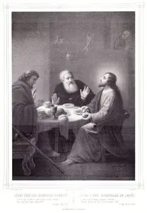 Hazreti İsa'nın Emmaus'da Müritleri İle Akşam Yemeği