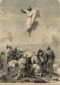 Hazreti İsa'nın Müritlerini Kutsayarak Onlardan Ayrılması ve Göğe Yükselmesi, Luke (Luka), Chapter (Bölüm) 24. Verse (Ayet) 51.