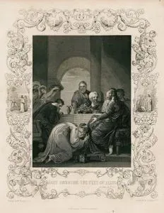 Mecdelli Meryem'in Hazreti İsa'nın Ayağına Yağ Sürmesi (Meshedmesi), john (Yuhanna), Chapter (Bölüm) 12. Verse (Ayet) 3.
