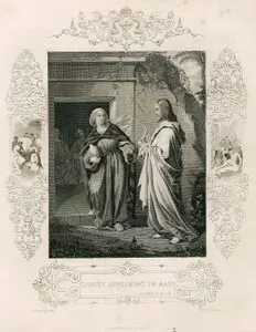 Hazreti İsa'nın Mecdelli Meryem'e Gözükmesi, John (Yuhanna), Chapter (Bölüm) 20. Verse (Ayet) 14.