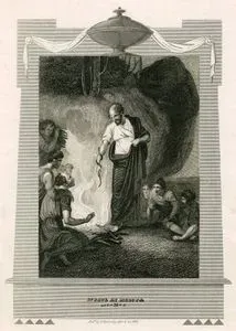 Aziz Paul'un(Paulus) Malta'da Eline Dolanan Yılanı Ateşe Atması, Acts Of The Apostles (Elçilerin İşleri), Chapter (Bölüm) 28. Verse (Ayet) 5.