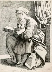 Hazreti Meryem Çocuk İsa'ya Kitap Okuması
