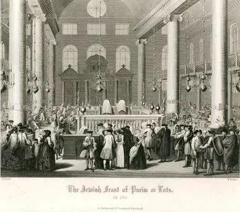 Amsterdam'da Portekiz Sinagogunda 1712 Yılında Musevilerin Purim Bayramını Kutlaması