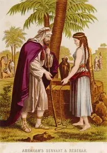 Hazreti İbrahim'in Hizmetçisi Eliezer İle Rebaka'nın Su Kuyusunda Karşılaşması, Genesis (Diriliş), Chapter (Bölüm) XXIV.