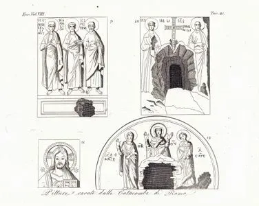 Roma Yer Altı Mezarlarında Bulunan Dini Resimler, Avrupa. Cilt VIII. Resim 21.