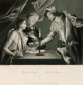 Esav'ın Bir Tas Çorba Karşılığı, İlk Oğulluk Hakkını Kardeşi Hazreti Yakup'a Vermesi, Genesis (Diriliş), Chapter (Bölüm) 25. Verse (Ayet) 29.-34.