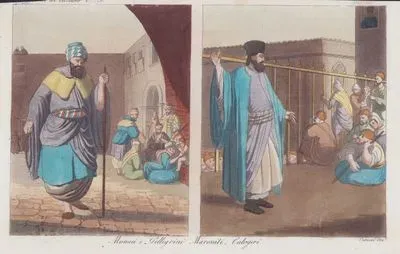Kudüs'de Buluna Rahip Ve Hacılar-Maronitler Ve Calogeriler, İlave Kostüm Cilt I. Resim 18.