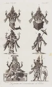 Evrenin Koruyucusu Hindu Tanrısı Vishnu'nun İlk Altı Enkarnasyonu, Asya Cilt III Resim 20.