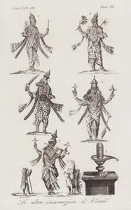 Evrenin Koruyucusu Hindu Tanrısı Vishnu'nun Diğer Enkarnasyonları, Asya Cilt III Resim 22.
