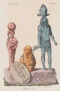 Mısır Tanrısı Osiris'in Heykelleri ve Tasvirleri, Afrika Cilt I Resim 19.