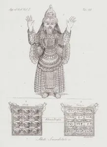 Musevi Başrahibi ve Kıyafeti, Urim, Thummim, Eloaio Terafim Agg.Al Cost. Cilt1 Resim 35.