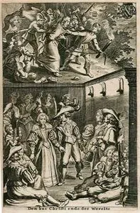 Hazreti İsa'nın, Gethsemane Bahçesinde Askerler Tarafından Yakalanması ile Simun Petrus'un Hazreti İsa'nın Tutuklanmasınıı Önlemek Amacı ile Başkahinin Hizmetçisi Malhos'un Sağ Kulağını Kesmesi ve Saraylıların Kutlaması