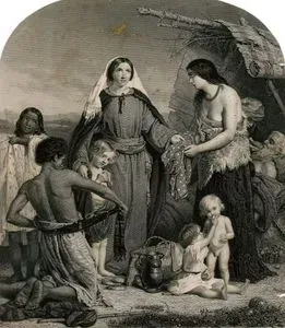 Dorcas'ın (Tabitha) Diktiği Elbiseleri Fakirlere Dağıtması